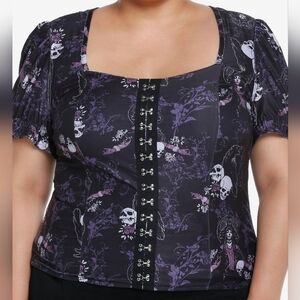 NWT Her Universe Haunted Mansion Blouse Plus Size 5